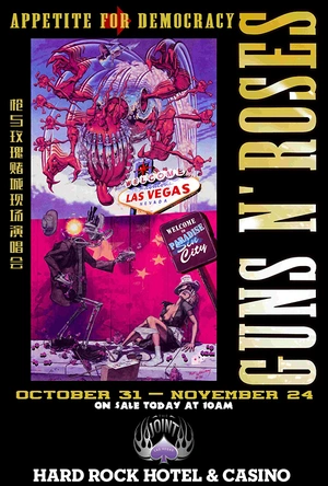 枪与玫瑰：赌城现场演唱会 Guns N' Roses Appetite for Democracy 3D Live at Hard Rock Las Vegas